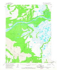 Ambler River A-6 Alaska Historical topographic map, 1:63360 scale, 15 X 15 Minute, Year 1955