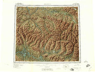 Ambler River Alaska Historical topographic map, 1:250000 scale, 1 X 3 Degree, Year 1956