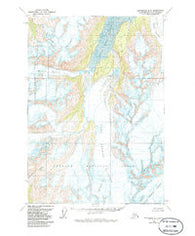 Anchorage A-5 Alaska Historical topographic map, 1:63360 scale, 15 X 15 Minute, Year 1960
