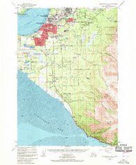 Anchorage A-8 Alaska Historical topographic map, 1:63360 scale, 15 X 15 Minute, Year 1952