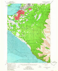 Anchorage A-8 Alaska Historical topographic map, 1:63360 scale, 15 X 15 Minute, Year 1952