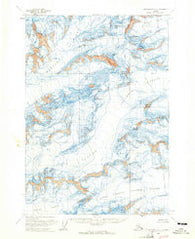 Anchorage B-1 Alaska Historical topographic map, 1:63360 scale, 15 X 15 Minute, Year 1960