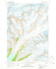 Anchorage B-2 Alaska Historical topographic map, 1:63360 scale, 15 X 15 Minute, Year 1960