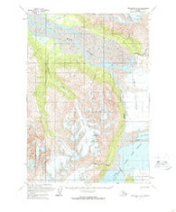 Anchorage B-5 Alaska Historical topographic map, 1:63360 scale, 15 X 15 Minute, Year 1960