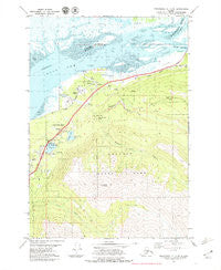 Anchorage B-7 NE Alaska Historical topographic map, 1:25000 scale, 7.5 X 7.5 Minute, Year 1979
