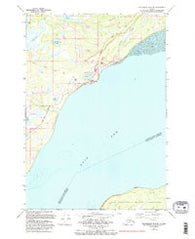 Anchorage B-8 NE Alaska Historical topographic map, 1:25000 scale, 7.5 X 7.5 Minute, Year 1979