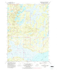 Anchorage B-8 NW Alaska Historical topographic map, 1:25000 scale, 7.5 X 7.5 Minute, Year 1979