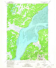 Anchorage B-8 Alaska Historical topographic map, 1:63360 scale, 15 X 15 Minute, Year 1952