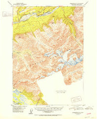 Anchorage C-5 Alaska Historical topographic map, 1:63360 scale, 15 X 15 Minute, Year 1952