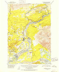 Anchorage C-6 Alaska Historical topographic map, 1:63360 scale, 15 X 15 Minute, Year 1951