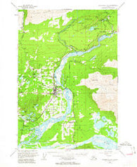 Anchorage C-6 Alaska Historical topographic map, 1:63360 scale, 15 X 15 Minute, Year 1951