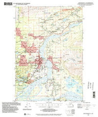 Anchorage C-6 Alaska Historical topographic map, 1:63360 scale, 15 X 15 Minute, Year 1994