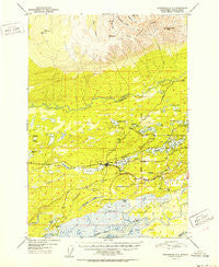 Anchorage C-7 Alaska Historical topographic map, 1:63360 scale, 15 X 15 Minute, Year 1952