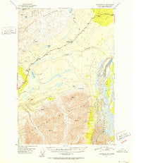 Anchorage D-1 Alaska Historical topographic map, 1:63360 scale, 15 X 15 Minute, Year 1951