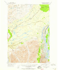 Anchorage D-1 Alaska Historical topographic map, 1:63360 scale, 15 X 15 Minute, Year 1951