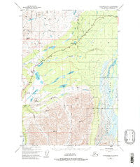 Anchorage D-1 Alaska Historical topographic map, 1:63360 scale, 15 X 15 Minute, Year 1948