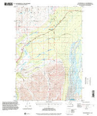 Anchorage D-1 Alaska Historical topographic map, 1:63360 scale, 15 X 15 Minute, Year 1993