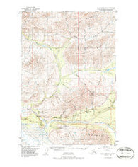 Anchorage D-2 Alaska Historical topographic map, 1:63360 scale, 15 X 15 Minute, Year 1948