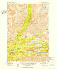Anchorage D-4 Alaska Historical topographic map, 1:63360 scale, 15 X 15 Minute, Year 1952