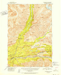 Anchorage D-4 Alaska Historical topographic map, 1:63360 scale, 15 X 15 Minute, Year 1952