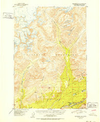Anchorage D-5 Alaska Historical topographic map, 1:63360 scale, 15 X 15 Minute, Year 1952