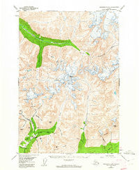 Anchorage D-6 Alaska Historical topographic map, 1:63360 scale, 15 X 15 Minute, Year 1950