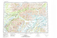 Anchorage Alaska Historical topographic map, 1:250000 scale, 1 X 3 Degree, Year 1962