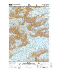 Anchorage B-1 NE Alaska Current topographic map, 1:25000 scale, 7.5 X 7.5 Minute, Year 2016