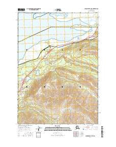 Anchorage B-7 NE Alaska Current topographic map, 1:25000 scale, 7.5 X 7.5 Minute, Year 2016