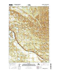 Anchorage C-8 NW Alaska Current topographic map, 1:25000 scale, 7.5 X 7.5 Minute, Year 2016