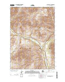 Anchorage D-2 NW Alaska Current topographic map, 1:25000 scale, 7.5 X 7.5 Minute, Year 2013
