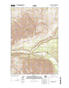 Anchorage D-2 SE Alaska Current topographic map, 1:25000 scale, 7.5 X 7.5 Minute, Year 2013