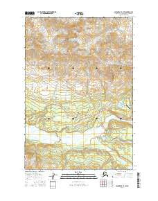 Anchorage D-3 SW Alaska Current topographic map, 1:25000 scale, 7.5 X 7.5 Minute, Year 2016