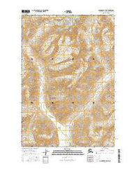 Anchorage D-5 NE Alaska Current topographic map, 1:25000 scale, 7.5 X 7.5 Minute, Year 2016