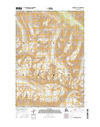 Anchorage D-7 NE Alaska Current topographic map, 1:25000 scale, 7.5 X 7.5 Minute, Year 2016