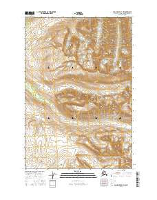 Anchorage D-7 NW Alaska Current topographic map, 1:25000 scale, 7.5 X 7.5 Minute, Year 2016