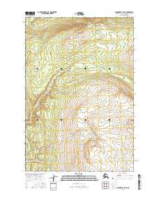 Anchorage D-8 NE Alaska Current topographic map, 1:25000 scale, 7.5 X 7.5 Minute, Year 2016