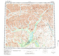 Arctic Alaska Historical topographic map, 1:250000 scale, 1 X 3 Degree, Year 1956