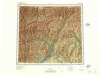 Arctic Alaska Historical topographic map, 1:250000 scale, 1 X 3 Degree, Year 1956