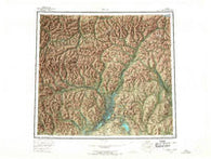 Arctic Alaska Historical topographic map, 1:250000 scale, 1 X 3 Degree, Year 1956