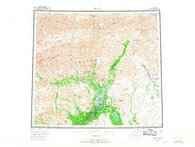 Arctic Alaska Historical topographic map, 1:250000 scale, 1 X 3 Degree, Year 1956