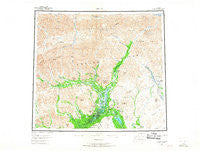 Arctic Alaska Historical topographic map, 1:250000 scale, 1 X 3 Degree, Year 1956