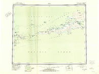 Atka Alaska Historical topographic map, 1:250000 scale, 1 X 2 Degree, Year 1952