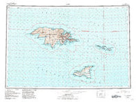 Attu Alaska Historical topographic map, 1:250000 scale, 1 X 2 Degree, Year 1953