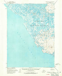 Baird Inlet A-7 Alaska Historical topographic map, 1:63360 scale, 15 X 15 Minute, Year 1954