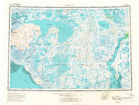 Baird Inlet Alaska Historical topographic map, 1:250000 scale, 1 X 3 Degree, Year 1954