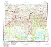 Baird Mountains Alaska Historical topographic map, 1:250000 scale, 1 X 3 Degree, Year 1956