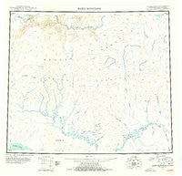 Baird Mountains Alaska Historical topographic map, 1:250000 scale, 1 X 3 Degree, Year 1951