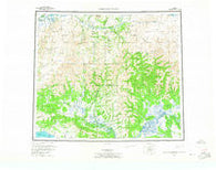 Baird Mountains Alaska Historical topographic map, 1:250000 scale, 1 X 3 Degree, Year 1956