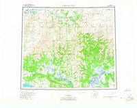 Baird Mountains Alaska Historical topographic map, 1:250000 scale, 1 X 3 Degree, Year 1956